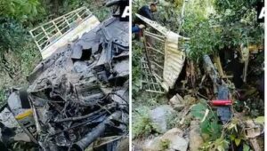 नैनीताल जिले में दुर्घटना का शिकार हुआ वाहन, सात की मौत